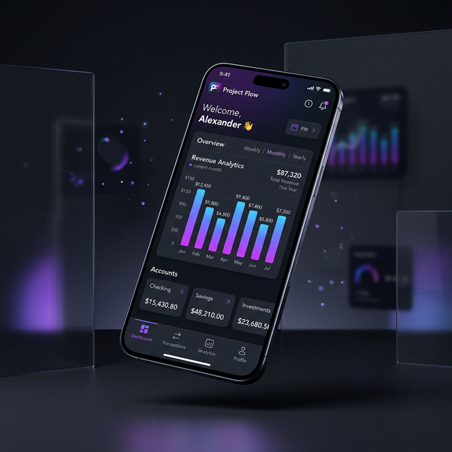 Project Flow App Interface